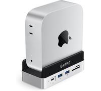 Minidock Station D'Accueil & Support Pour Mac Mini M4/M4 Pro Avec Boîtier Ssd Nvme,Usb C Hub Avec Hdmi 4K,Displayport,Lecteur De Cartes Sd/Tf 3.0,Usb-C/A 10Gbps,Pd 100W - Vs10
