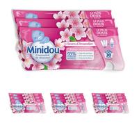 Minidou - Adoucissant Concentré Fleurs d’Amandier pour Peaux Sensibles, Format Berlingots, 30 Lavages, 3x200mL (Lot de 4)