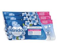 Minidou - Adoucissant Concentré Vent de Fraîcheur pour Peaux Sensibles, Format Berlingots, 30 Lavages, 3x200mL