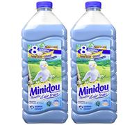 Minidou Bouffée d'Air Frais - Adoucissant - Lot de 2 x 1,875L - 150 Lavages