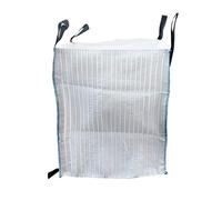 MiniEco Sac Ventilé de Jardin en Polypropylène Dimensions 95x95x175cm Pour Bûches Bois de Chauffage Légumes Pommes de Terre FIBC Big Bag Certifié 1 tonne 1000kg Aérer
