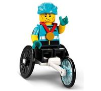Minifigure LEGO Série 22 Coureur En Fauteuil Roulant # 12 71032