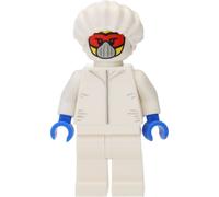 Minifigure LEGO : technicien de laboratoire en combinaison de protection