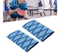 minifinker Pong Bat Grip Tape, Full Control 2 Pcs Thermorétractable Raquette de Tennis de Table Grip Tape Confort Augmenter la Friction pour Le Sport(Bleu)