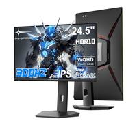 Minifire Écran Gaming 24.5 Pouces,300Hz/240Hz, QHD (2560 * 1440) réglable en Hauteur, MPRT 1ms avec Panneau Fast IPS 10 Bits, sRGB 130%, 2*HDMI 2.1 avec VRR, Pip/PBP, AMD Free Sync(MFG25F6Q Pro)