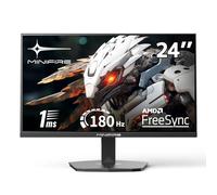Minifire Écran Gaming 24 Pouces, 180 Hz, 1ms, Full HD(1920 x 1080) écran sans Cadre, Adpitive Sync, HDMI 1.4 & DP 1.2, 300Nits, sRGB 110%, Ultra-Thin Bezel, Adjustable Tilt - Noir （MFG24F4L）