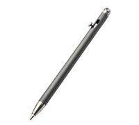 Minii Stylo de poche en titane - Petit stylo à bille rétractable avec porte-clés, stylo signature portable | Pointe fine, écriture lisse, stylo de voyage en métal léger pour un usage quotidien Outil