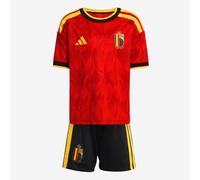 Adidas Belgium 26/27 Home Short Sleeve Junior Set Rouge 4-5 Years Enfants