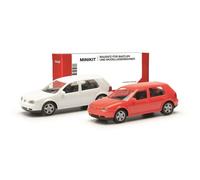 MiniKit de modélisme voiture - Herpa - VW Golf IV - Échelle 1:87 - 2 pièces - Plastique - Manuel - Adulte