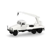 Minikit, IFA G5, camion-grue, 3 essieux, blanc - HERPA 014205 - HO 1/87