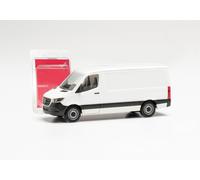 Minikit Mercedes-Benz Sprinter '18 Box à toit plat, blanc - HERPA 013871 - HO 1/