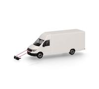 Minikit véhicule de livraison de colis MAN TGE/VW Crafter, blanc - HERPA 014076-