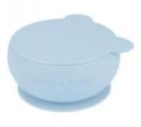 MinikOiOi Bowly - Mineralblau 101080003 Suppenteller mit Deckel und Vetosa auf der Unterseite