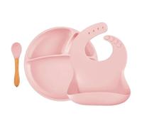 Minikoioi - Coffret repas comme un grand, Assiette Cuillère Bavoir