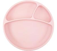 Minikoioi Puzzle Plate Pink assiette à compartiments avec ventouse 1 pcs