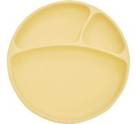 Minikoioi Puzzle Plate Yellow assiette à compartiments avec ventouse 1 pcs