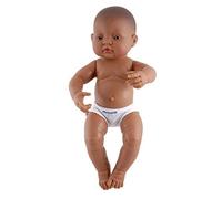 Miniland 15.75 Anatomically Correct Newborn Baby Doll, Hispanic Boy