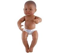 Miniland 15.75 '' Anatomically Happy Newborn Baby Doll, Hispanic Boy
