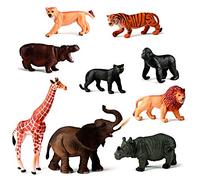 Miniland 50.25119 9 Figurines d'animaux de la Jungle, Multicolore