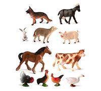 Miniland Animal Figures Farm 11 Units Multicolore