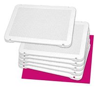 Miniland Educational 154227 - Plaque transparente pour PEGS BLANCHE 31X21mm - 6 pièces