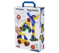 Miniland - 8294042 - jeu de construction - pegy bricks - 40 pièces G