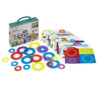 Miniland - Anneaux translucides translucides pour Tables Lumineuses (32160), de 2 à 5 Ans.