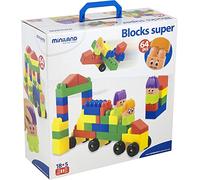 Miniland - Block Sup Bloc, 64 pièces (32337)