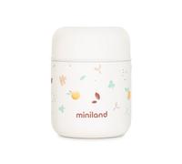 Miniland Thermos alimentaire Valencia 280 ml double paroi en acier Beige pour bébés