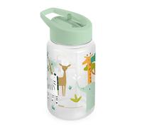 Miniland Gourde enfant Kiddie Bottle 450 ml Tritan, paille, poignée, lave-vaisselle (Jungle Bleu)