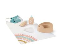 Miniland Set d'hygiène Wood S pour poupée Multicolore