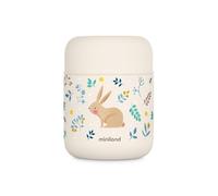 Miniland - Contenant Isotherme Bébé pour Aliments 280 ml en Acier Inoxydable, Fermeture Hermétique, Isolation Double Paroi, Conservation Chaud et Froid plus de 24 h | Rabbit