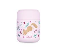Miniland Contenant isotherme bébé Squirrel – acier inoxydable, double paroi, hermétique – 280 ml