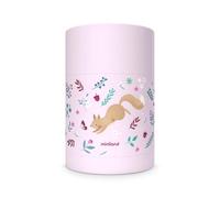 Miniland - Contenant Isotherme Bébé pour Aliments 600 ml en Acier Inoxydable, Fermeture Hermétique, Isolation Double Paroi, Conservation Chaud et Froid plus de 24 h | Squirrel