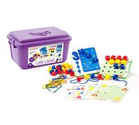 Miniland- Conteneur, 144 pièces, 31785, Multicolore