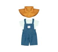 Miniland – Costume de fermier pour poupée 38 cm, bleu