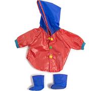 Miniland Costume de pluie pour poupées 38-40 cm Bottes et robe Jaune 31556