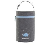 Miniland Thermobag AZURE 700 ml Sac isotherme 700 ml pour transport sûr des bouteilles et aliments, idéal pour récipients isothermes Miniland 280 ml et 600 ml avec espace pour accessoires