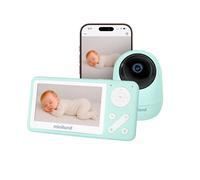 Miniland Digimonitor Anywhere Babyphone Vidéo Dual avec Caméra Motorisée | Écran 4,2” et Application Mobile | Vision Nocturne, Enregistrement SD, Communication Bidirectionnelle