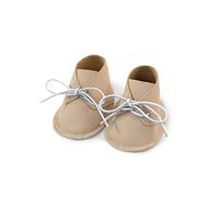 Miniland Dolls 31192 Chaussures Unies pour poupée 38 cm Beige