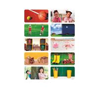 Miniland 20 pièces pour Jouer à Faire correspondre des Images opposées de Concepts de Base. pour Les Enfants à partir de 2 Ans