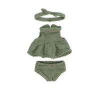 Miniland – Vêtements pour poupée de 21 cm – Robe et bandeau