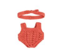Miniland Ensemble De Vêtements Tricotés : Barboteuse Et Bandeau 21 Cm