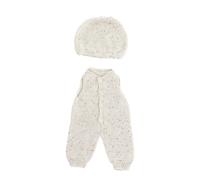 Miniland Ensemble De Vêtements Tricotés : Barboteuse Et Bonnet 40 Cm