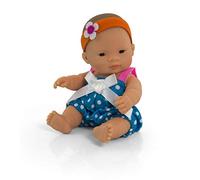 Miniland - Ensemble Salopette 21 cm pour poupées de 21 cm, Couleur Orange, (31682)