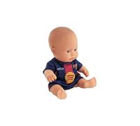 Miniland - Poupée FC Barcelona 21 cm avec Tenue Officielle Blaugrana - Poupée de Football Barça Articulée et de Collection - Licence Officielle (Caucasien)
