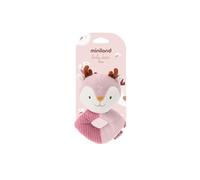 Miniland - Hochet pour bébé : doux, léger et stimulant, idéal pour les premières découvertes sensorielles dès la naissance (cerf)