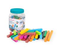 Miniland Jeu de Bandes pour la logique mathématique Initiale Multicolore. Fabriqué en Espagne. Comprend 4 Jeux de 1 à 10 basés sur la méthode Cuisenaire.