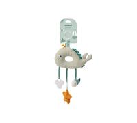 Miniland - Jouet mobile pour lit bébé - Centre sensoriel pour bébés : avec textures et anneau de dentition - À suspendre ou à utiliser seul (Baby Sea)