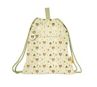 Miniland Kiddie Sack Explorer - Sac à Dos Enfant Type Sac Imperméable | Léger et Résistant | Avec Poches et Fermeture à Cordon | Lavable et Personnalisable | Idéal pour l’École